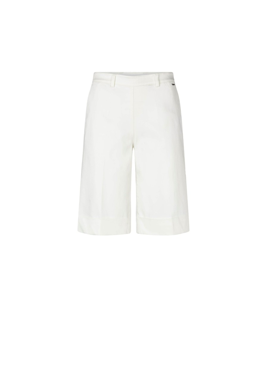 Silhouette Laurie | Phoebe Turn-Up Loose Shorts - Ivory