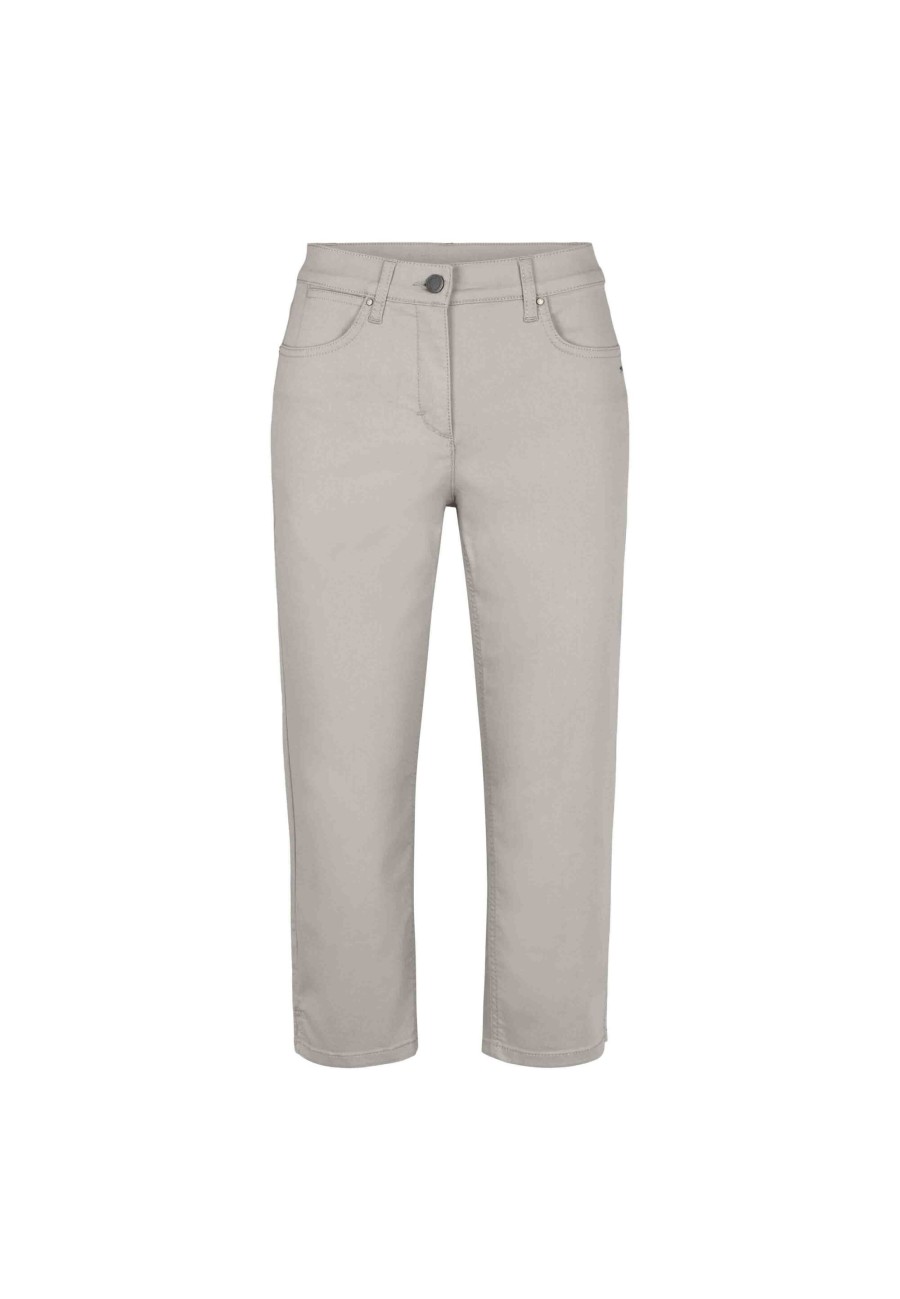 Silhouette Laurie | Charlotte Regular Capri Medium Length - Grey Sand