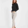 Silhouette Laurie | Laura Crop Slim - Grey Sand