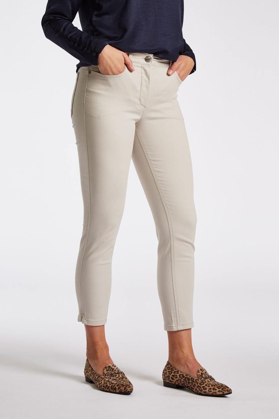 Silhouette Laurie | Laura Crop Slim - Grey Sand