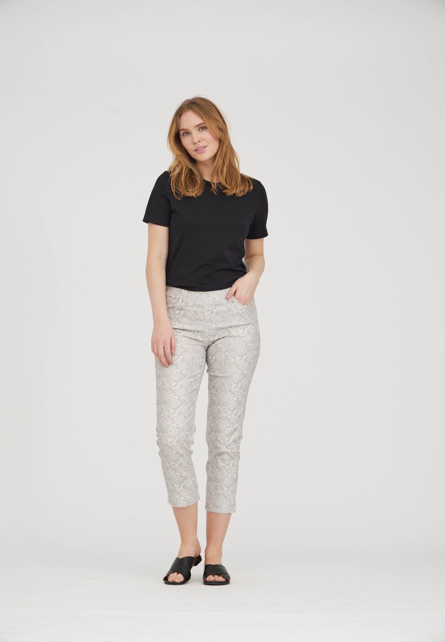 Silhouette Laurie | Kelly - Crop - Grey Sand Print