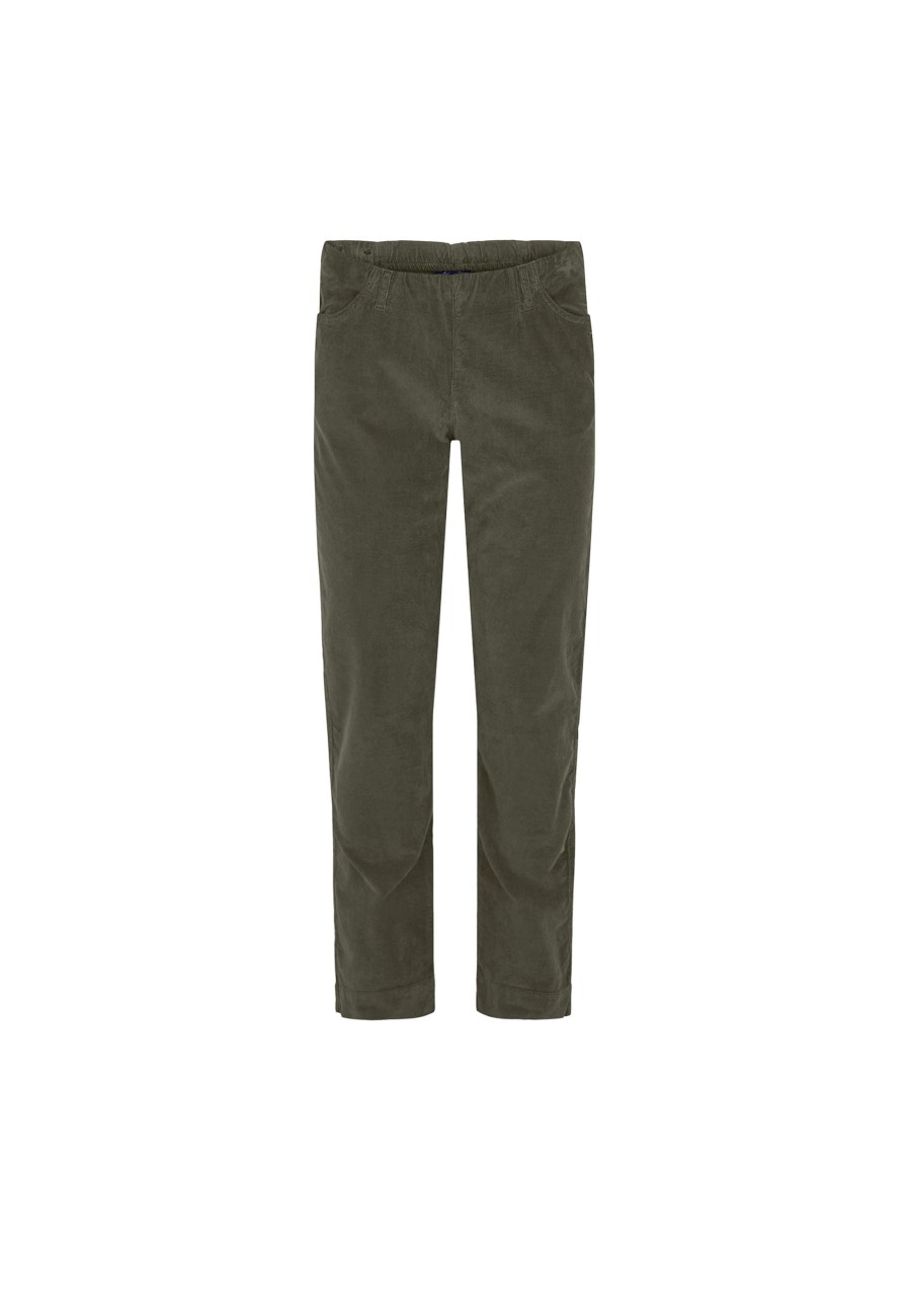 Silhouette Laurie | Kelly Regular Corduroy - Short Length - Dried Olive