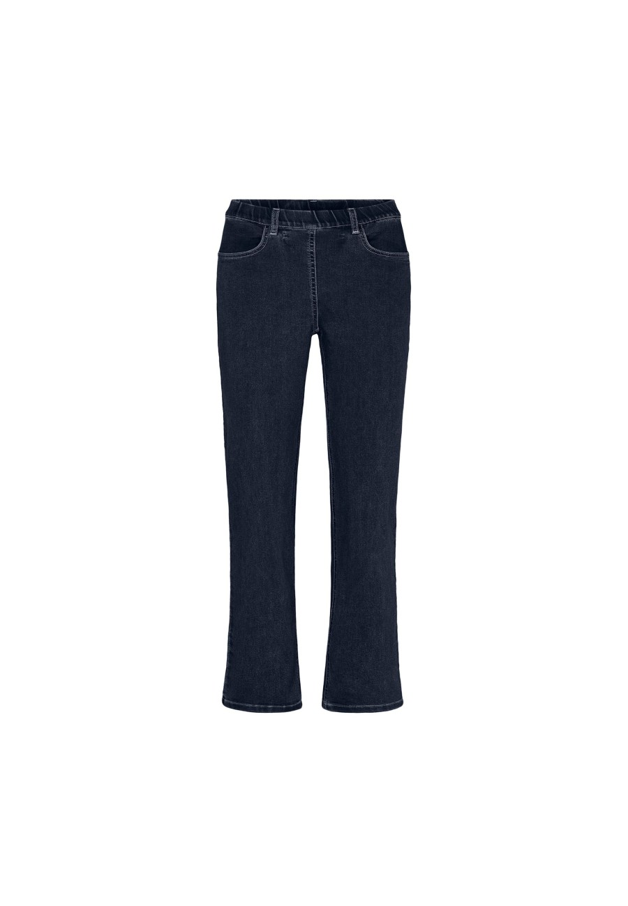 Silhouette Laurie | Zigga Bootcut - Extra Short Length - Dark Blue Denim