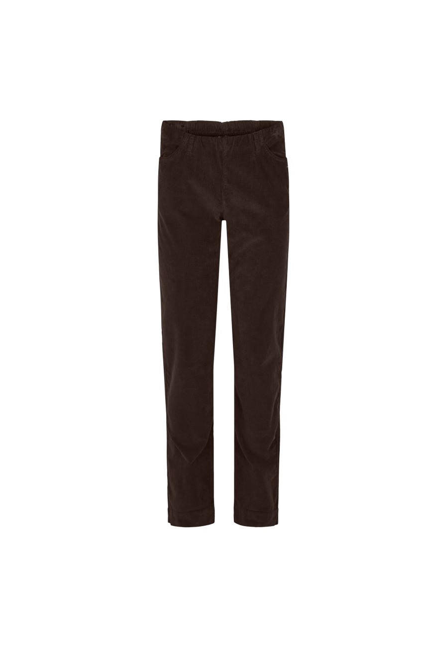 Silhouette Laurie | Kelly Regular Corduroy - Medium Length - Brown