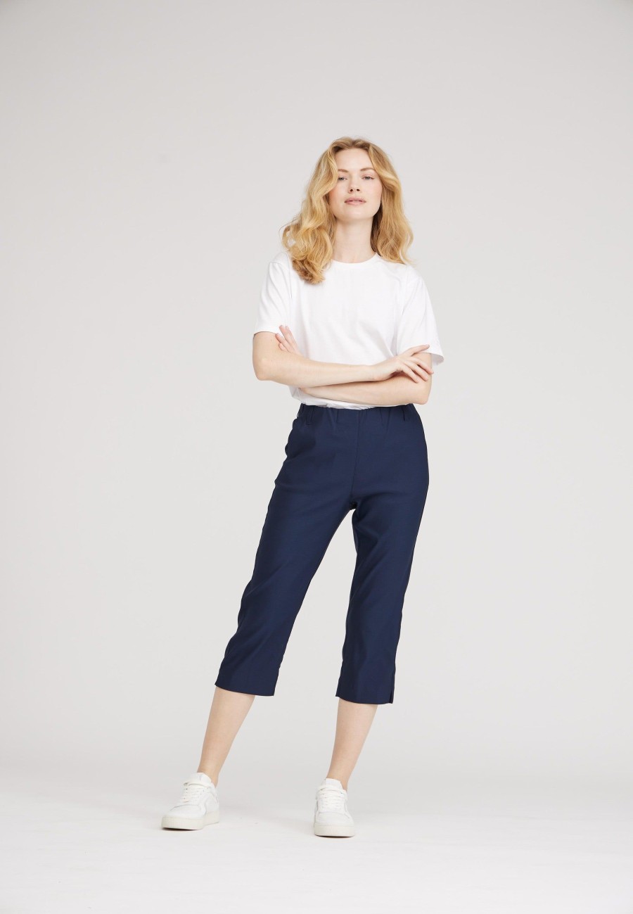 Silhouette Laurie | Taylor Regular Capri Medium Length - Navy