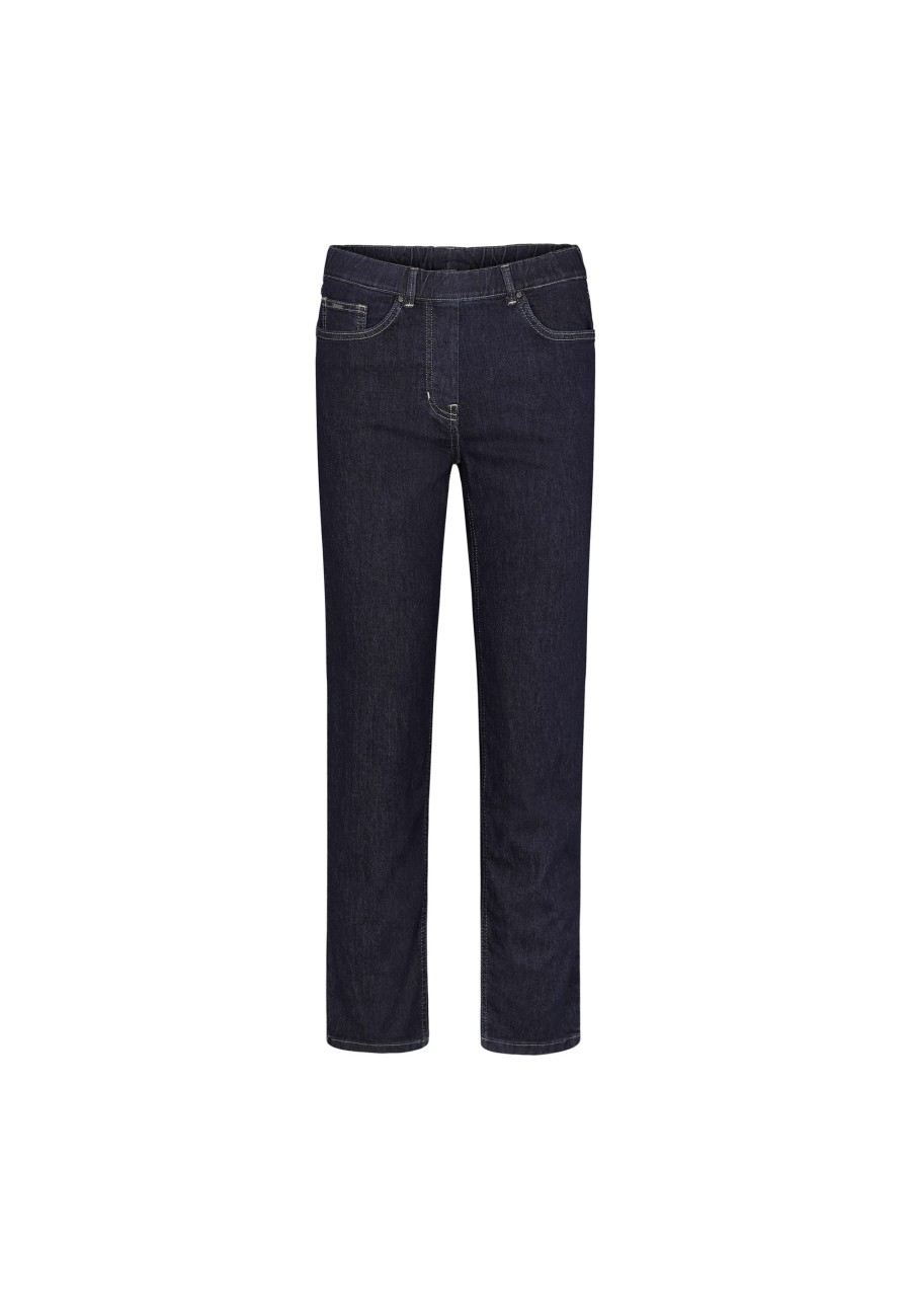 Silhouette Laurie | Helen Straight - Medium Length - Dark Blue Denim