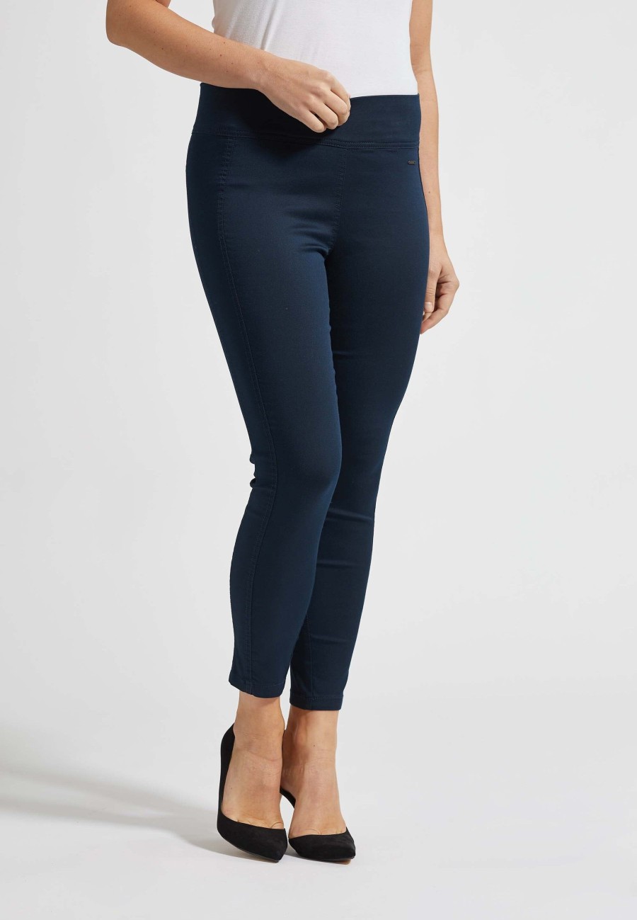 Length Laurie | Maya Skinny Crop - Navy