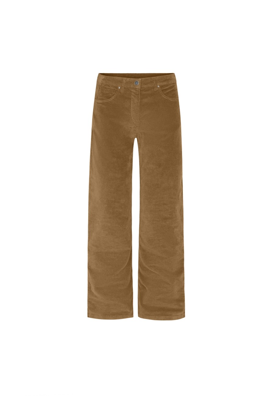 Silhouette Laurie | Carol Loose Corduroy - Medium Length - Peanut