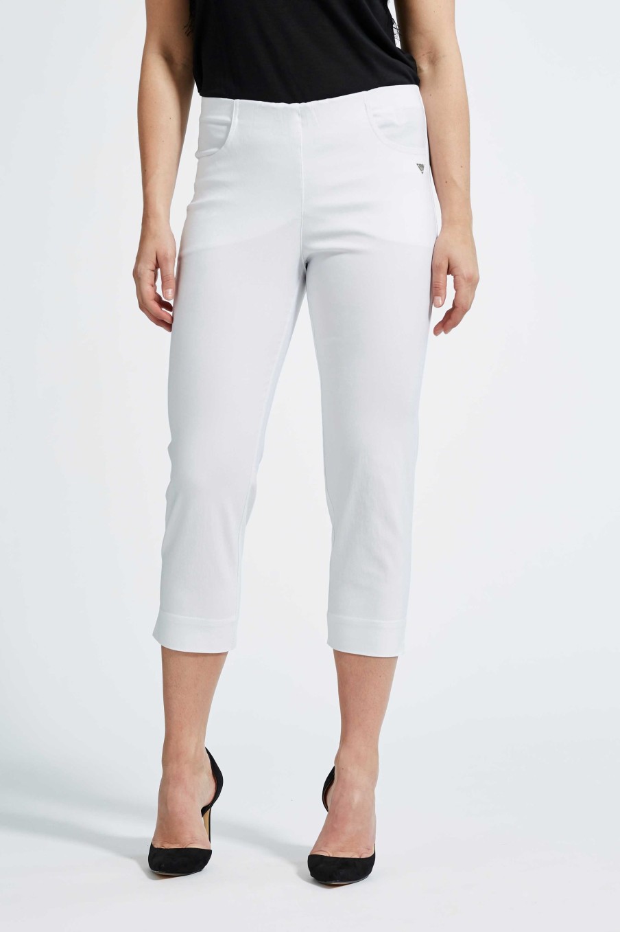 Silhouette Laurie | Caroline Regular Capri - Ll - White