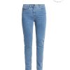 Silhouette Laurie | Agatha Slim - Medium Length - Blue Denim