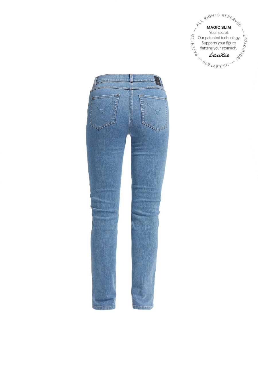 Silhouette Laurie | Agatha Slim - Medium Length - Blue Denim