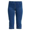 Silhouette Laurie | Naomi Slim Capri - Medium Blue Denim