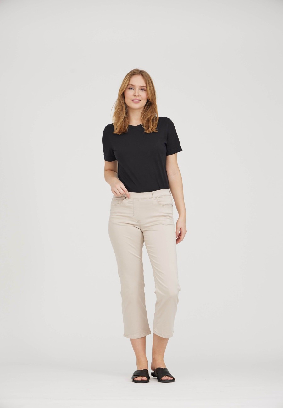 Silhouette Laurie | Helen Straight Crop - Grey Sand