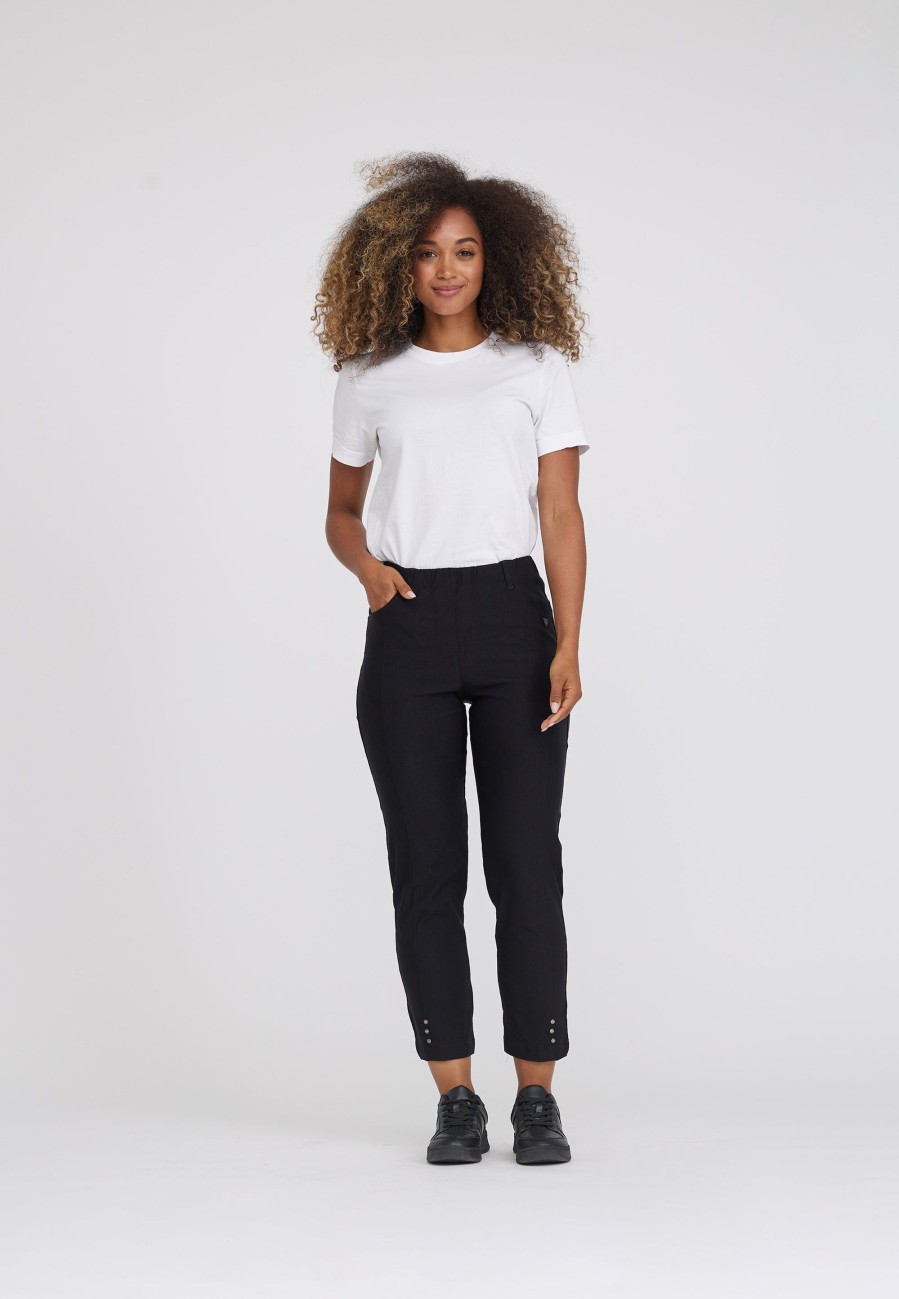 Silhouette Laurie | Rose Regular Crop - Black