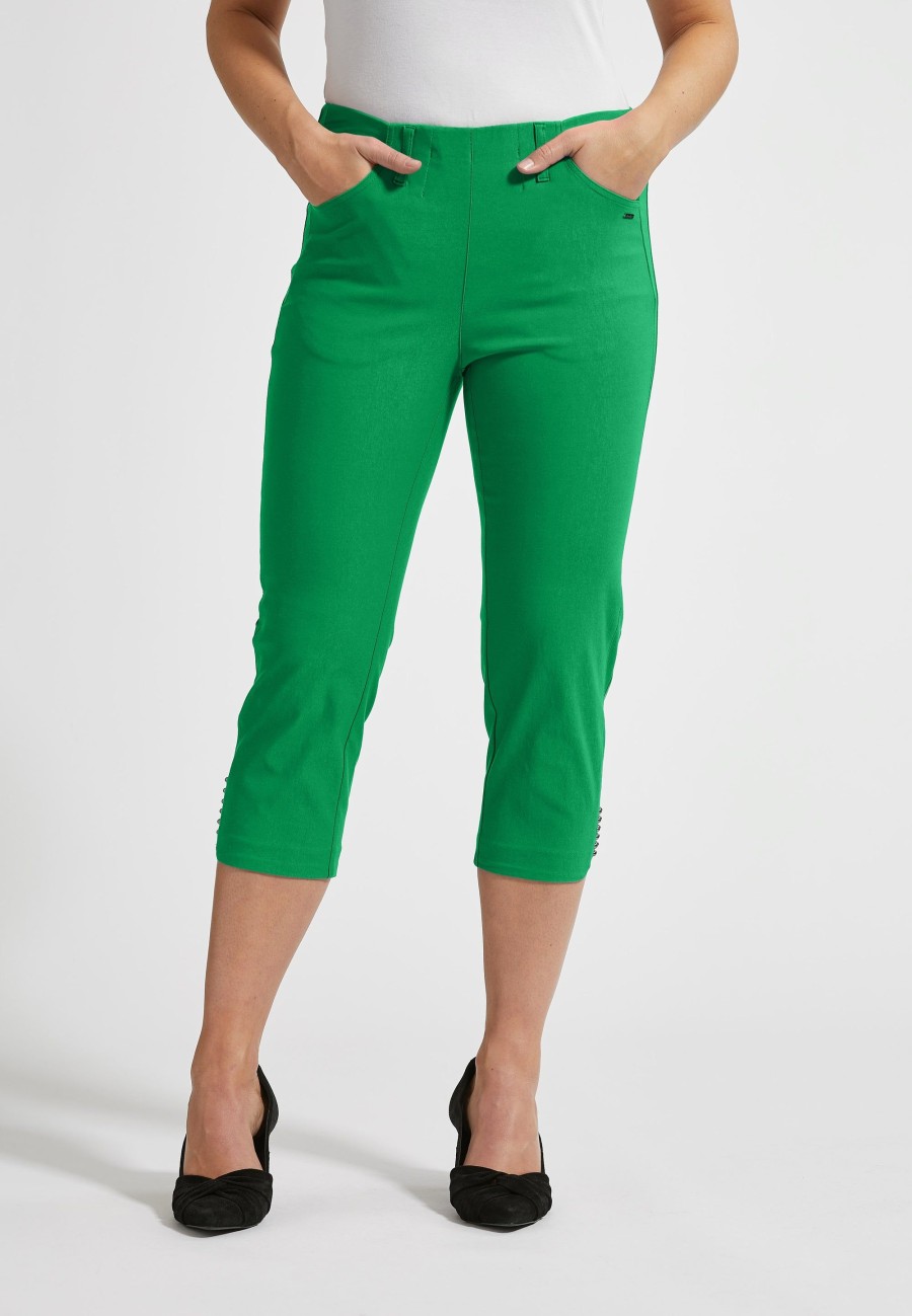 Silhouette Laurie | Dora Regular Capri - Amazon Green