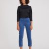 Silhouette Laurie | Piper Regular Corduroy Crop - Nordic Blue