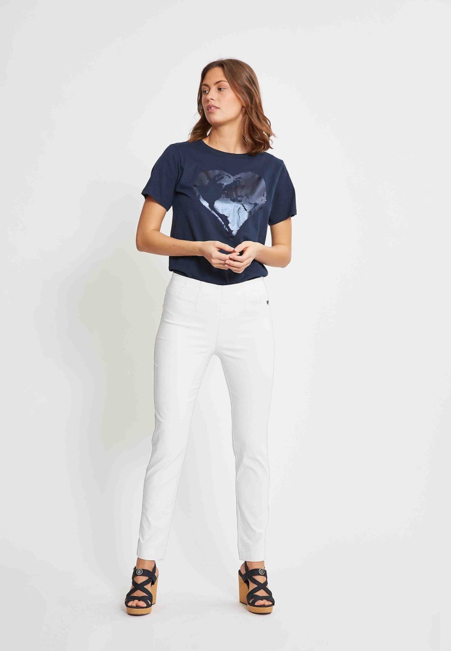 Silhouette Laurie | Vicky Slim - Short Length - White