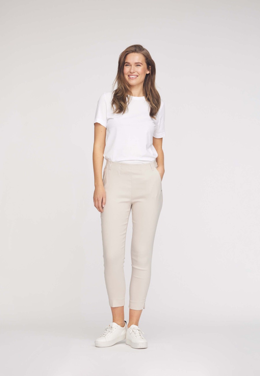 Silhouette Laurie | Elizabeth Slim Crop - Grey Sand